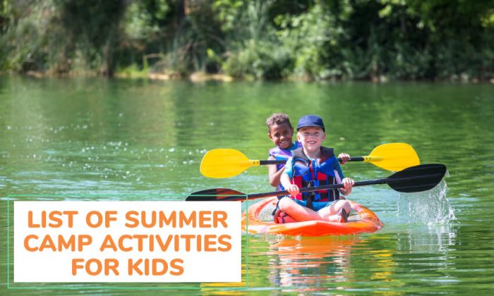 Outdoor adventure games for summer camps